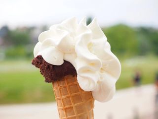 Photo: Free vanilla soft serve cone
