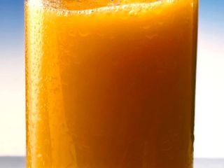 Photo: A glass of Orange juice