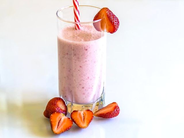 Illustrative photo of a strawberry smoothie