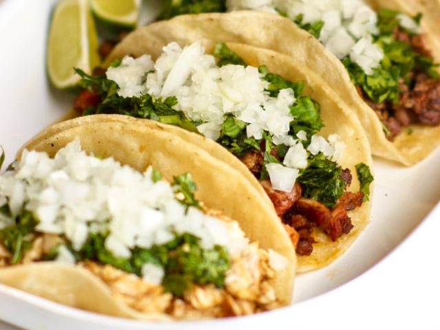 Illustrative photo of soft tacos with toppings